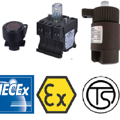 C-HL0101-A 防爆按鈕指示燈(帶信號燈)(ⅡC、tD)TS防爆認證、IECEx國際認證、ATEX歐洲認證