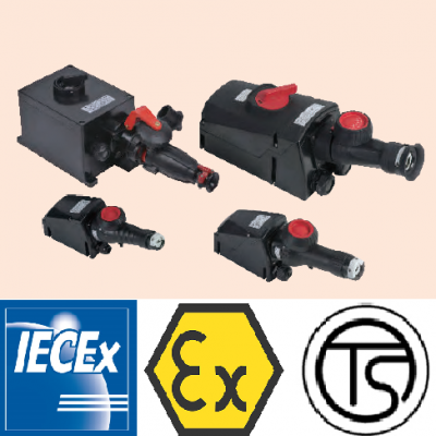 BCZ8060-系列防爆插頭插座(內建安全裝置、ⅡC、tD)TS防爆認證、IECEx國際認證、ATEX歐洲認證
