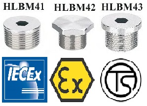 HLBM防爆堵頭TS防爆認證、IECEx國際認證、ATEX歐洲認證
